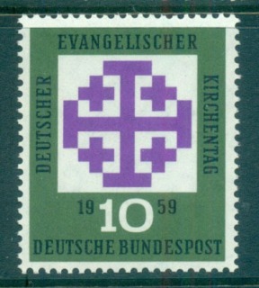 Germany-1959-German-Protestants-MUH-lot59755