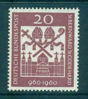 Germany-1960-Hildesheim-Cathederal-MUH-lot59771