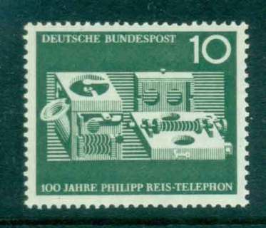 Germany-1961-Telephone-MUH-lot43860