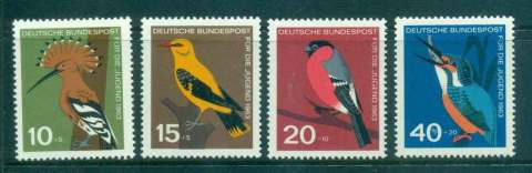 Germany-1963-Welfare-Birds-MUH-lot44018