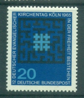 Germany-1965-German-Protestants-MUH-lot59867