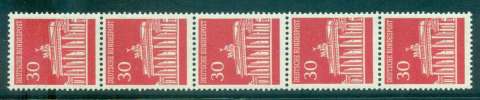 Germany-1966-68-30pf-Brandenburg-Gate-Str-5-numbered-MUH-lot43978