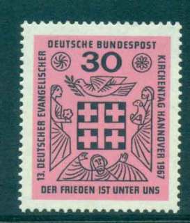 Germany-1966-German-Protestants-MUH-lot43976