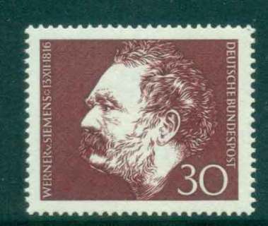 Germany-1966-Werner-von-Siemens-MUH-lot43974