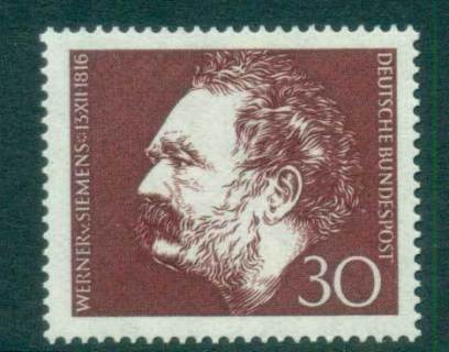 Germany-1966-Werner-von-Siemens-MUH-lot59887