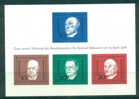 Germany-1968-Death-of-Konrad-Adenauer-MS-MUH-lot58501