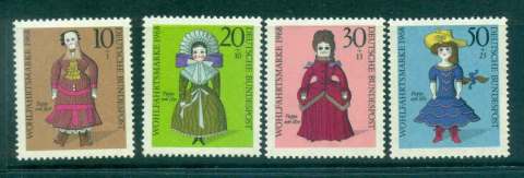 Germany-1968-Welfare-Dolls-MLH-lot44033