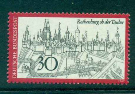 Germany-1969-Rothenburg-ob-der-Tober-MLH-lot44093