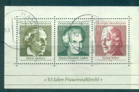 Germany-1969-Womens-Suffrage-MS-FU-lot59944