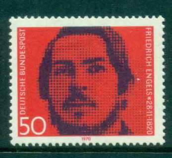 Germany-1970-Friedrich-Engels-MLH-lot44117