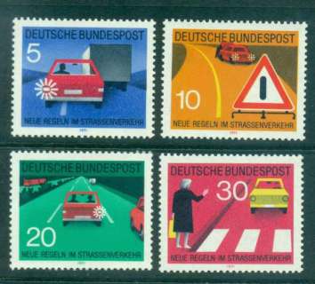 Germany-1971-Traffic-Safety-2-MUH-lot44129