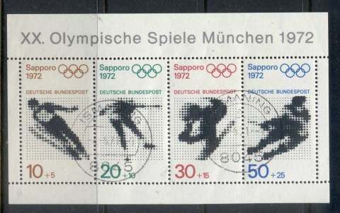 Germany-1972-Welfare-Winter-Olympics-Sapporo-MS-CTO