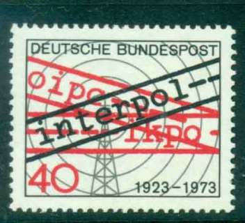 Germany-1973-INTERPOL-MUH-lot44178