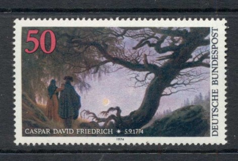 Germany-1974-Caspar-Friedrich-Painting-MUH