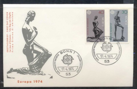 Germany-1974-Europa-Sculpture-FDC