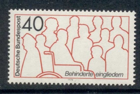 Germany-1974-Rehabilitation-of-the-Handicapped-MUH