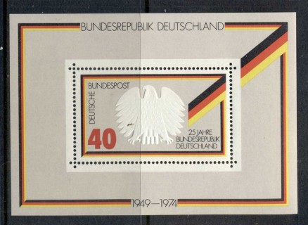 Germany-1974-Republic-25th-Anniversary-MS-MUH