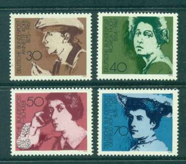 Germany-1975-Women-Writers-MUH-lot44231