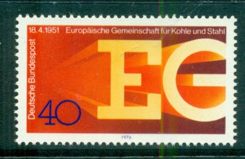 Germany-1976-Coal-Steel-MUH-lot58507