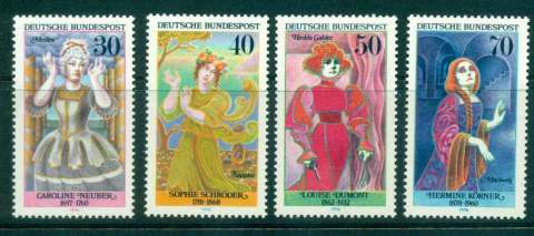 Germany-1976-German-Actresses-MUH-lot44283