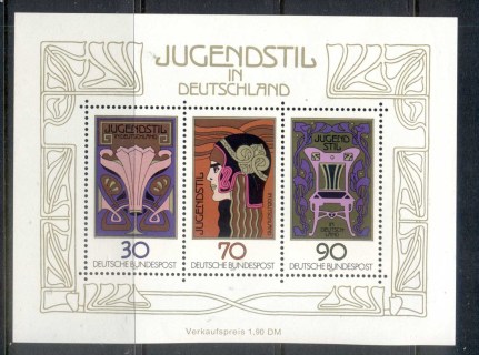 Germany-1977-German-Art-Nouveau-MS-MUH