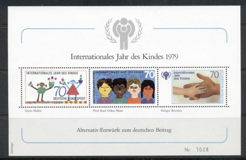 Germany-1979-IYC-International-year-of-the-Child-MS-MUH