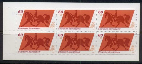 Germany-1980-Welfare-Sport-60pf-booklet-MUH