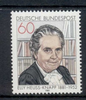 Germany-1981-Elly-Heuse-Knapf-MUH