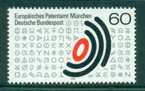 Germany-1981-Patent-Office-MUH-lot58511