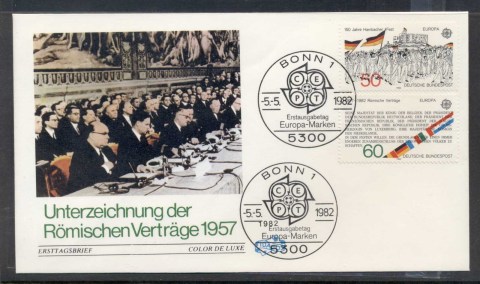 Germany-1982-Europa-History-FDC