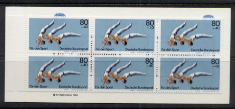 Germany-1983-Welfare-Sport-80pf-booklet-MUH