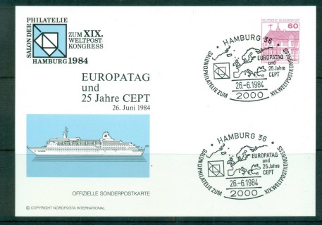 Germany-1984-UPU-Congress-Hamburg-PSC-CTO-lot59488