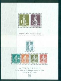 Germany-1984-UPU-Congress-Hamburg-Reproduction-salon-2xMS-MUH-lot59484