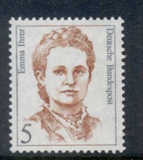 Germany-1986-91-Famous-Women-5pf-MUH