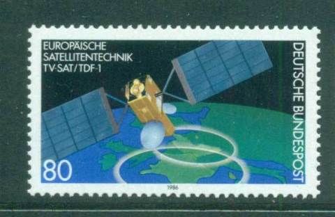 Germany-1986-Satellite-Technology-MUH-lot58515