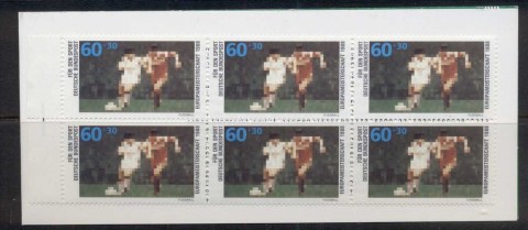 Germany-1988-Welfare-Sport-60pf-booklet-MUH