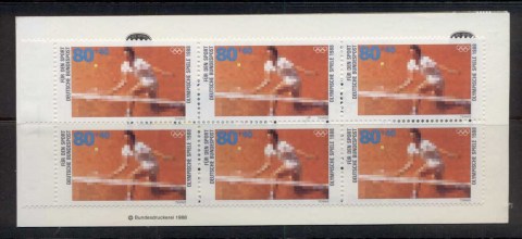 Germany-1988-Welfare-Sport-80pf-booklet-MUH