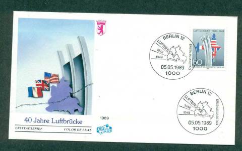 Germany-1989-Berlin-Airlift-Anniv-FDC-lot4267