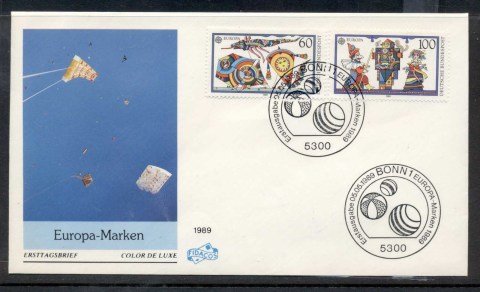 Germany-1989-Europa-Childrens-Play-FDC