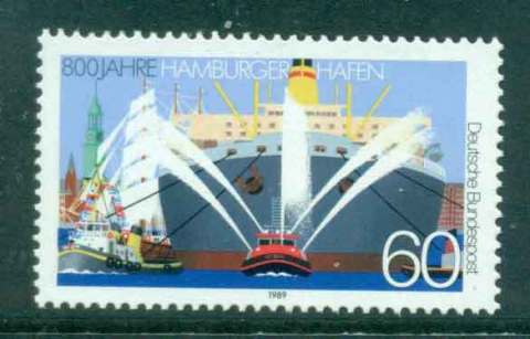 Germany-1989-Hamburg-harbour-MUH-lot44463