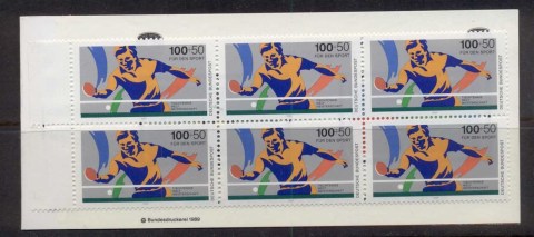 Germany-1989-Welfare-Sport-100pf-booklet-MUH