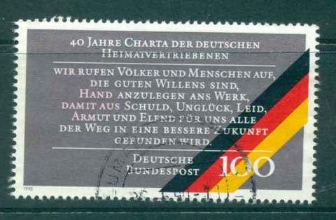 Germany-1990-Charter-of-German-Expellees-FU-lot44401