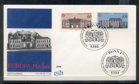 Germany-1990-Europa-Post-Offices-FDC