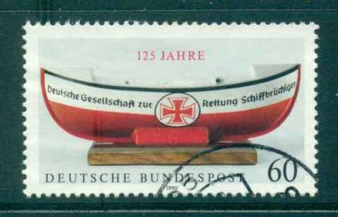 Germany-1990-Life-Boats-FU-lot44397