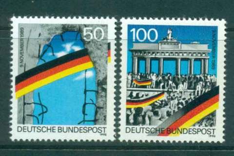 Germany-1990-Opening-of-Berlin-Wall-MUH-lot44410