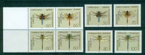 Germany-1991-Dragonflies-MUH-lot44489