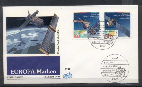 Germany-1991-Europa-Man-in-Space-FDC