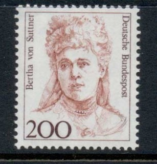 Germany-1991-Famous-Women-200pf-Bertha-von-Suttner-MUH