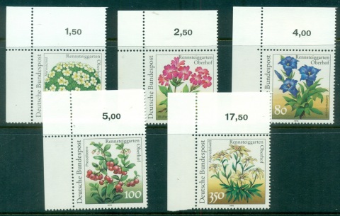 Germany-1991-Flowers-MUH