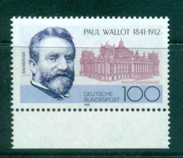 Germany-1991-Paul-Wallot-MUH-lot44487